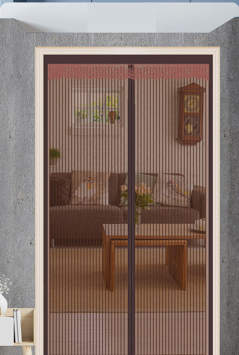 金刚砂门帘 防蚊纱窗门帘全磁条磁吸夏季免安装防虫沙门防盗门防蚊