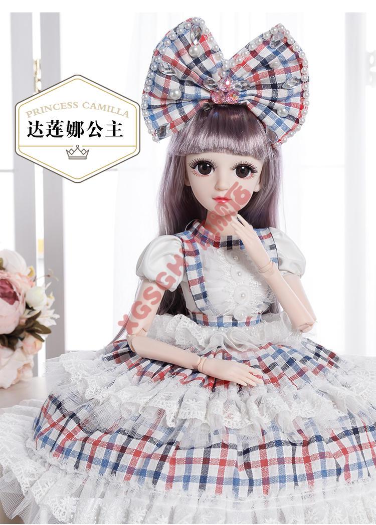 2022新款迪美芭比娃娃60厘米迪美芭比洋娃娃大号超大套装女孩公主仿真