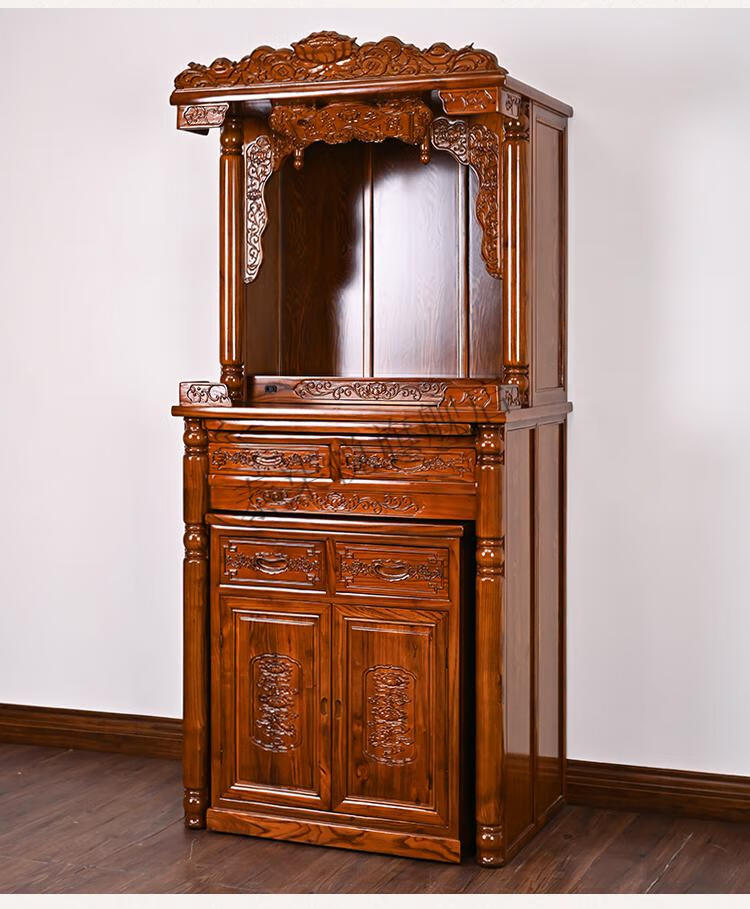 破损包补佛龛立柜家用神台供佛柜佛台供桌客厅佛像供奉台经济型观音台