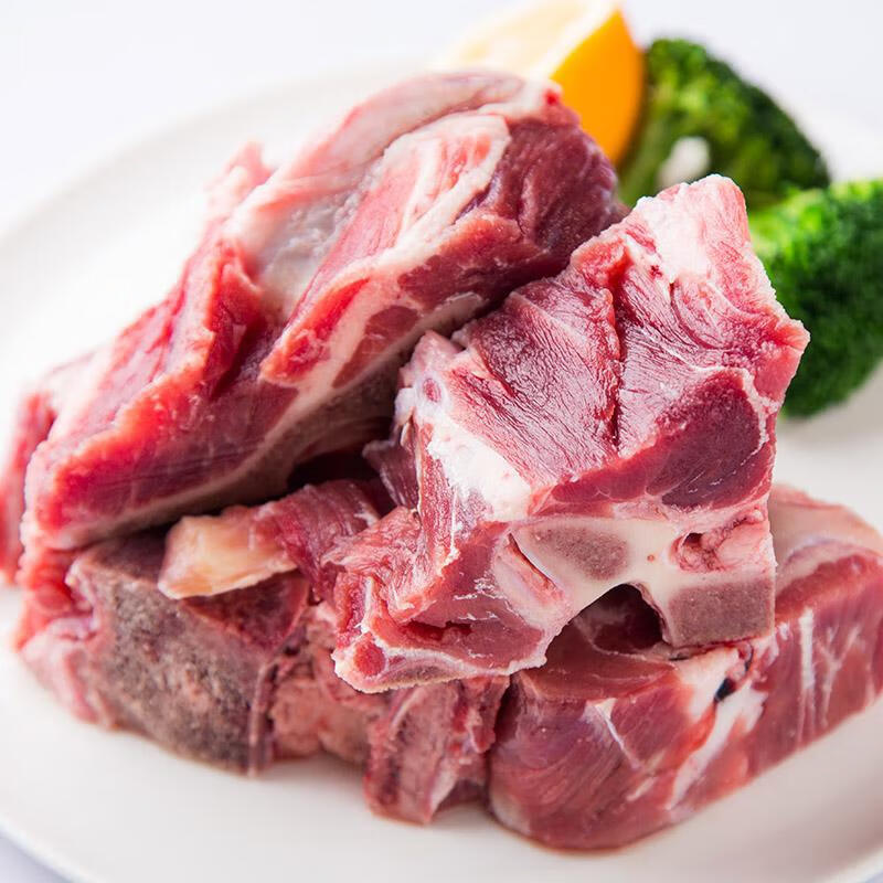 厂家批发500g冷冻牛龙骨带肉牛脊骨牛脖骨煲汤食材手工原切现货 500g