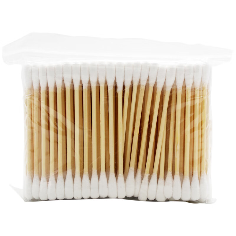 海氏海诺 棉棒 棉签 200支 一次性棉签掏耳朵一次性双头脱脂棉签 2袋