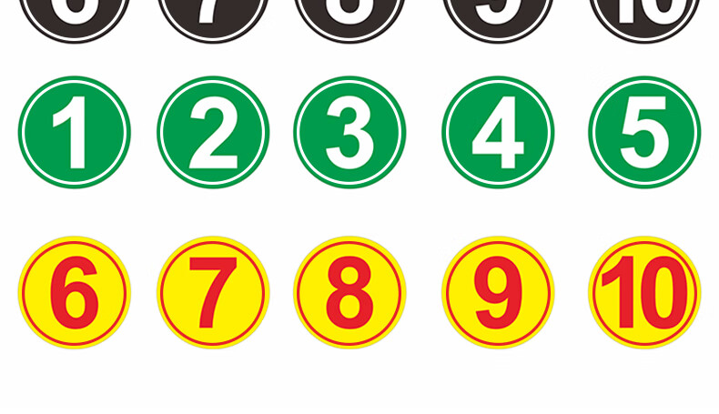 斜纹贴数字号码牌数字机台编号牌标识牌数字贴编号牌厂家楼层牌房门