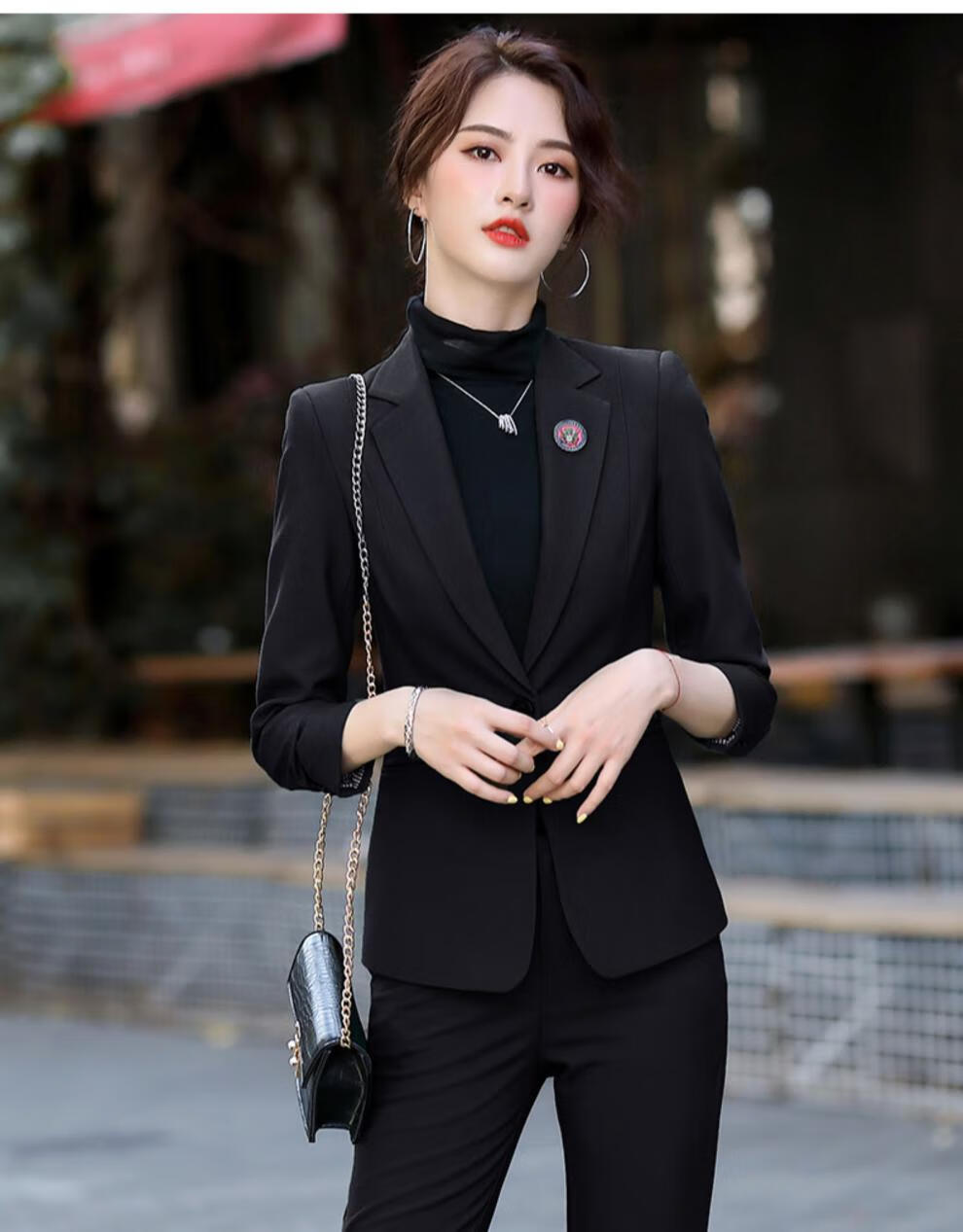 sincyc设计师品牌女装职业西装套装女2020韩版女神范白领气质西服正装