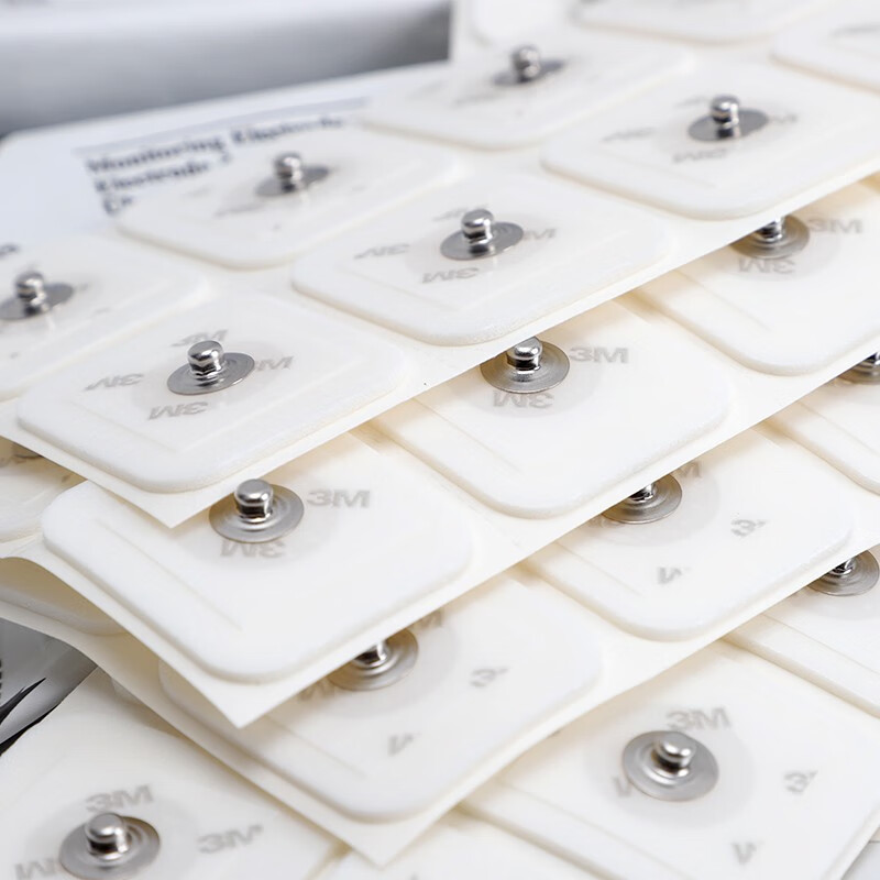 3m一次性心电电极片2223cn心电监护电极片2223cn圆型50片2226cn软纱布