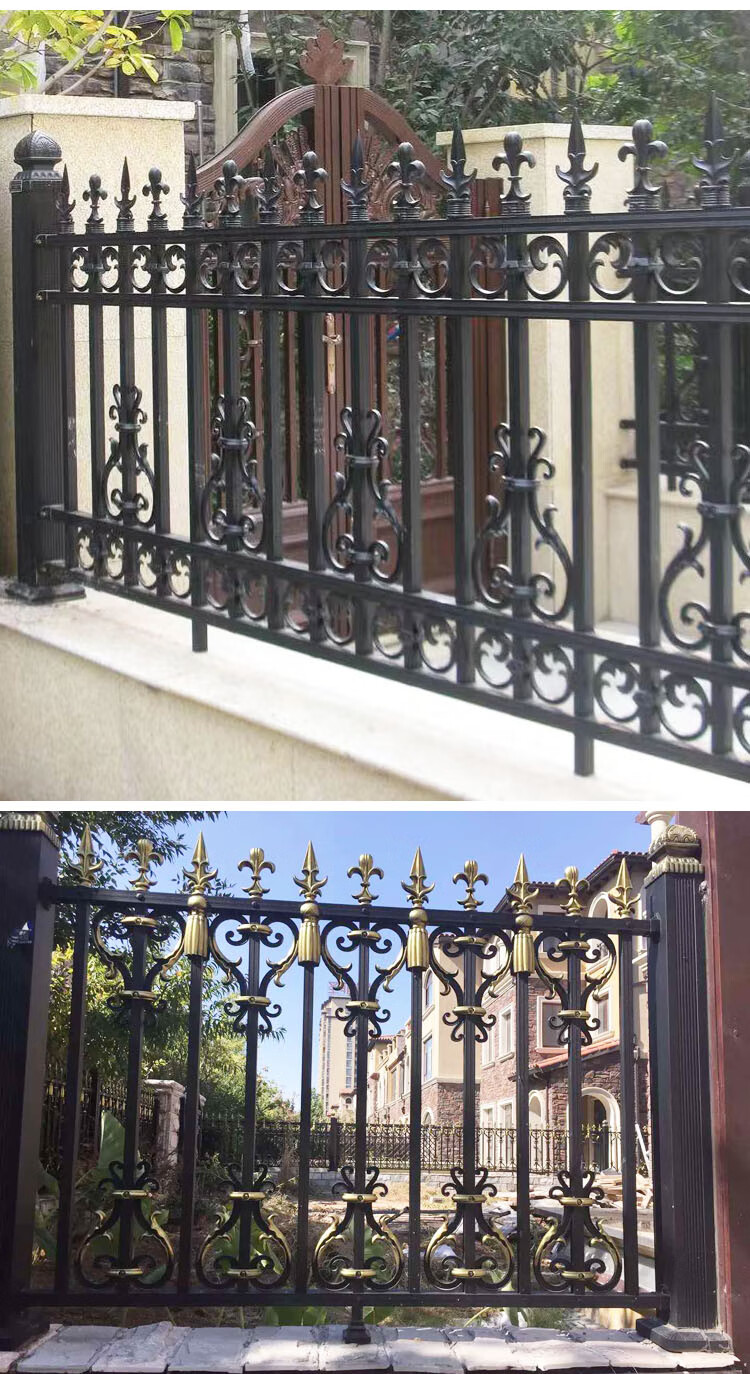 栅栏围墙铝艺庭院护栏家用围栏别墅花园围墙栅栏小区阳台户外铁艺栏杆