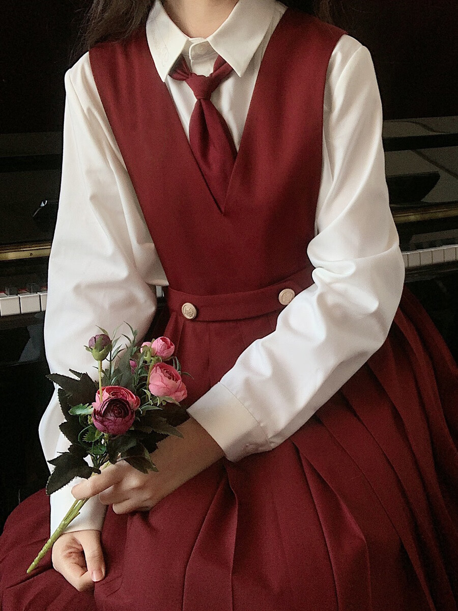 春夏必备 水手服红色护奶裙基础款jk制服套装正版女学生卡奶裙春季学