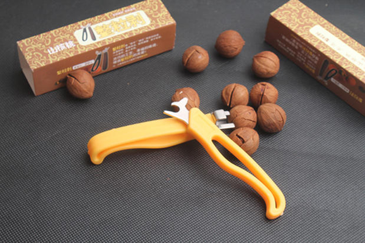 梵蒂威仕山核桃夹子拔坚果工具整粒剥脱壳器不锈钢去壳剥壳器碧根果破