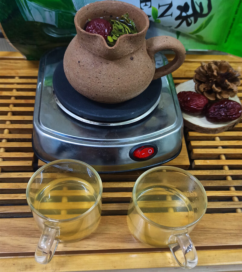 甘肃罐罐茶煮茶器西北熬茶电炉套装定西天水陇南手工陶瓷无釉茶具无釉