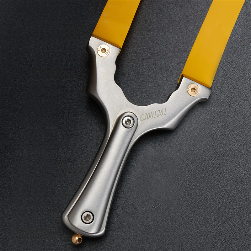 【高端精准强威力】不锈钢快压扁皮弹弓架吃鸡扁皮弹弓高快压弹工架