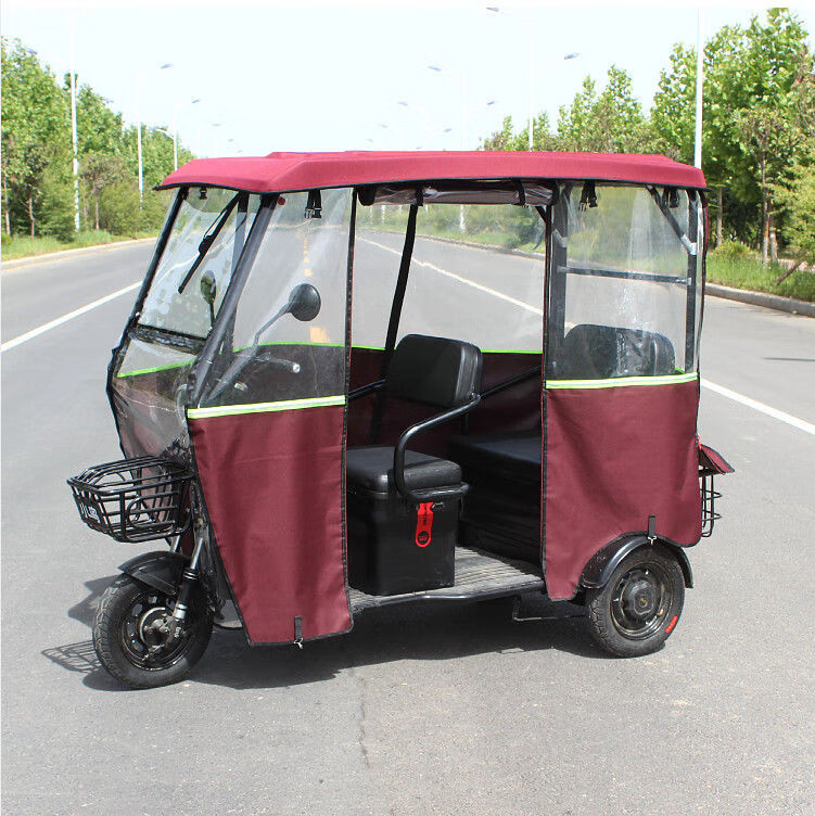 电动三轮车车棚全封闭雨棚小巴士电动车雨棚篷老年三轮车雨棚透明