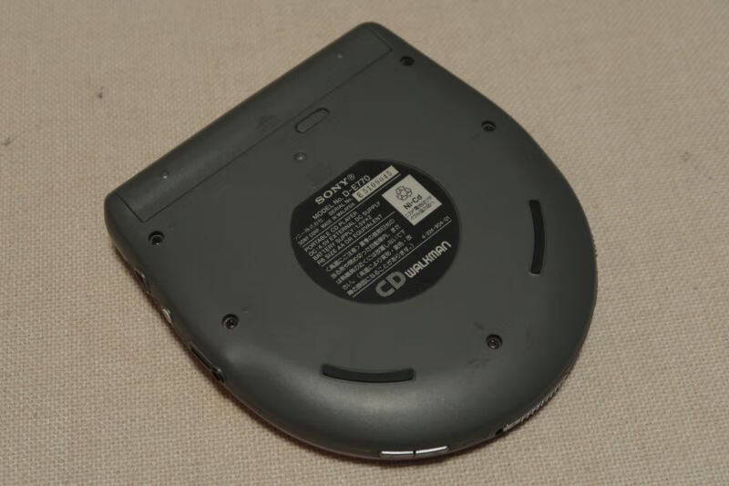 日本原装松下cd机随身听怀旧老式walkman学外语hifi音质银蓝色松下ct