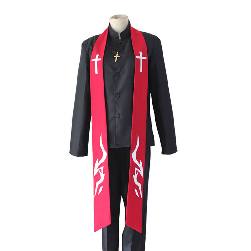 fateapocrypha神父天草四郎时贞cos服 漫展cosplay服装万圣节 买服装