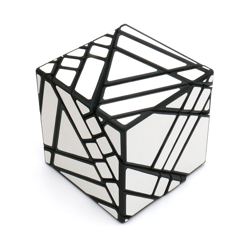 2022新款魔方异形高难度 3d打印四阶鬼魔魔方黑白高难度异形变体儿童