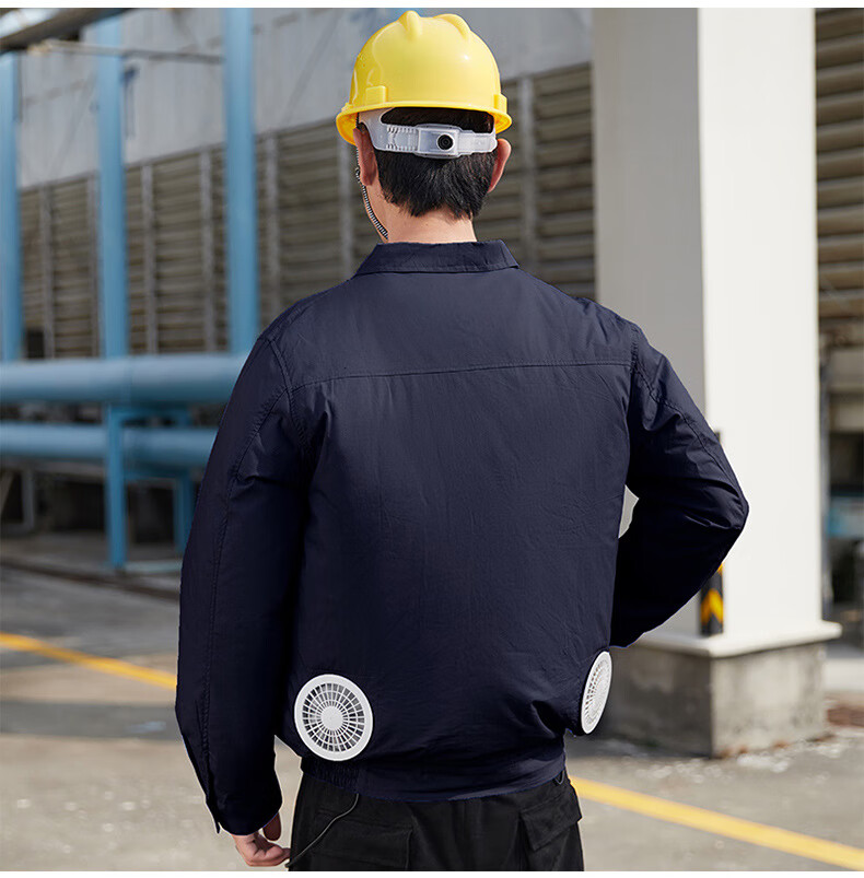 新款空調服男女可穿帶風扇的衣服工廠建築工人穿的廠服戶外運動服迷彩