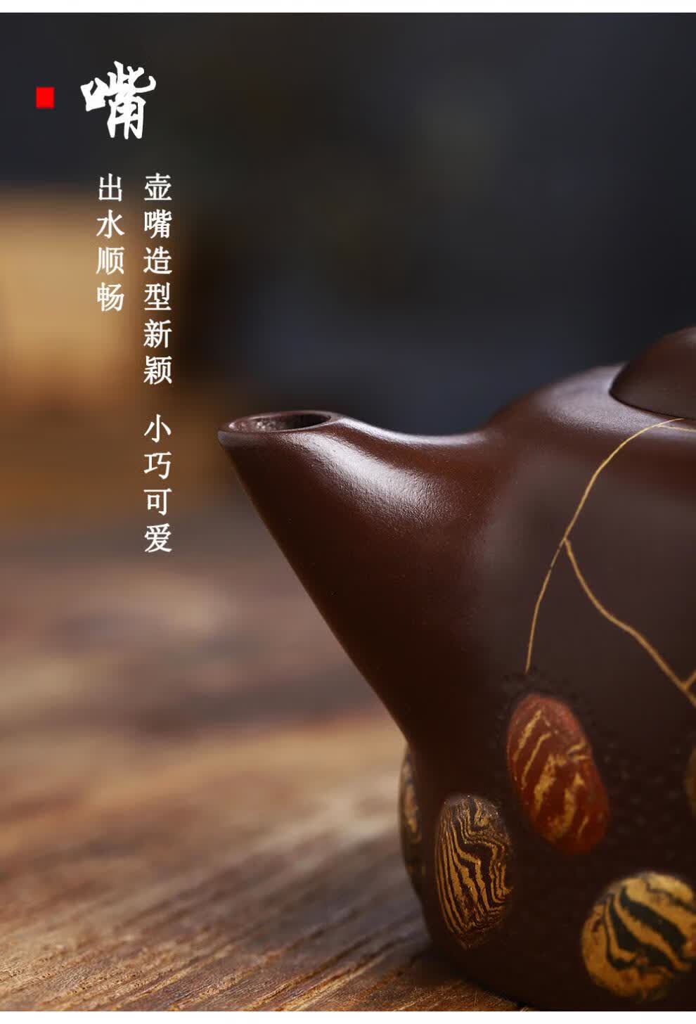 【官方旗舰】鑫祥势宸宜兴强济人大师级手工紫砂壶百目老紫泥证书全