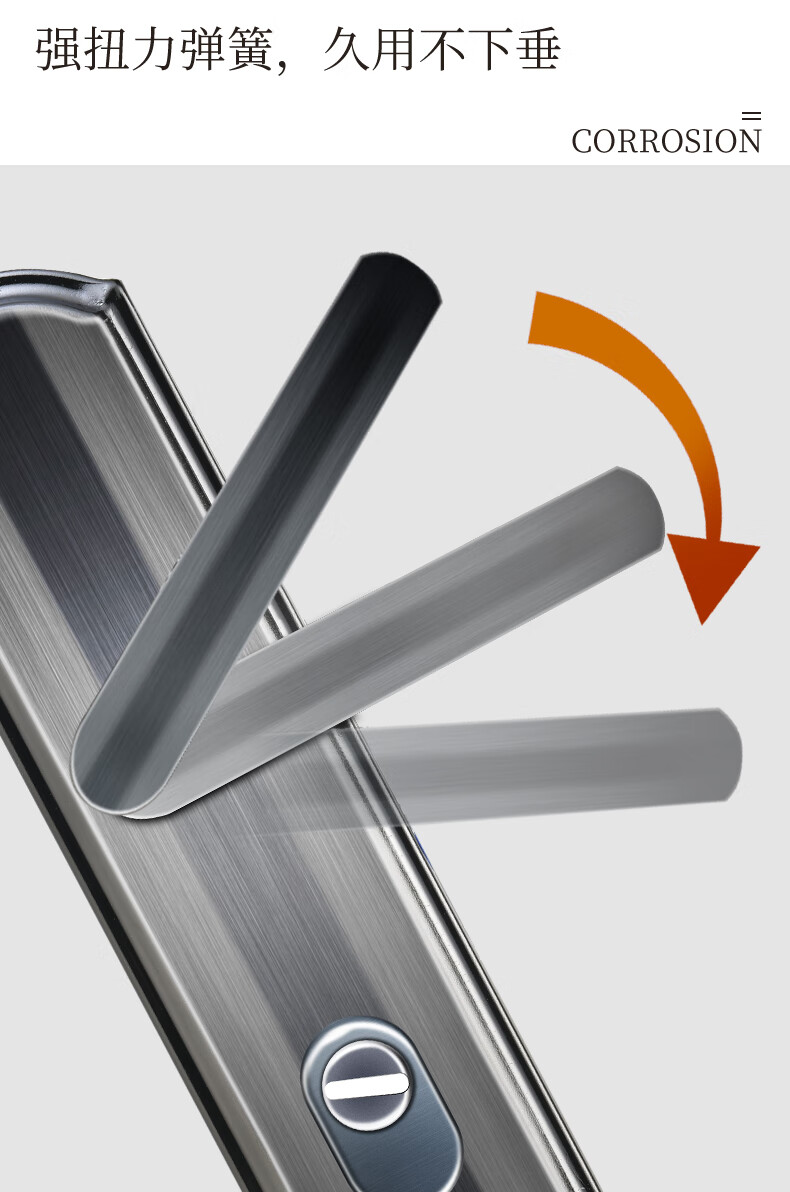 坚朗五金把手防盗门把手通用型加厚面板门锁具老式门配件家用拉手大门