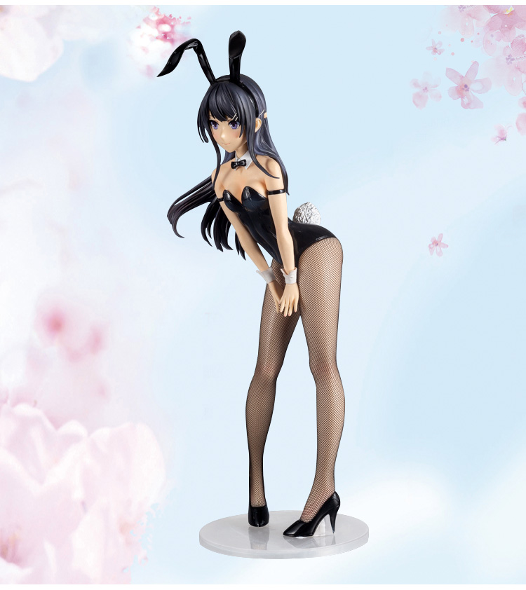 蒂利仕樱岛麻衣手办兔女郎学姐手办动漫成人机箱手办情人节礼物送男友