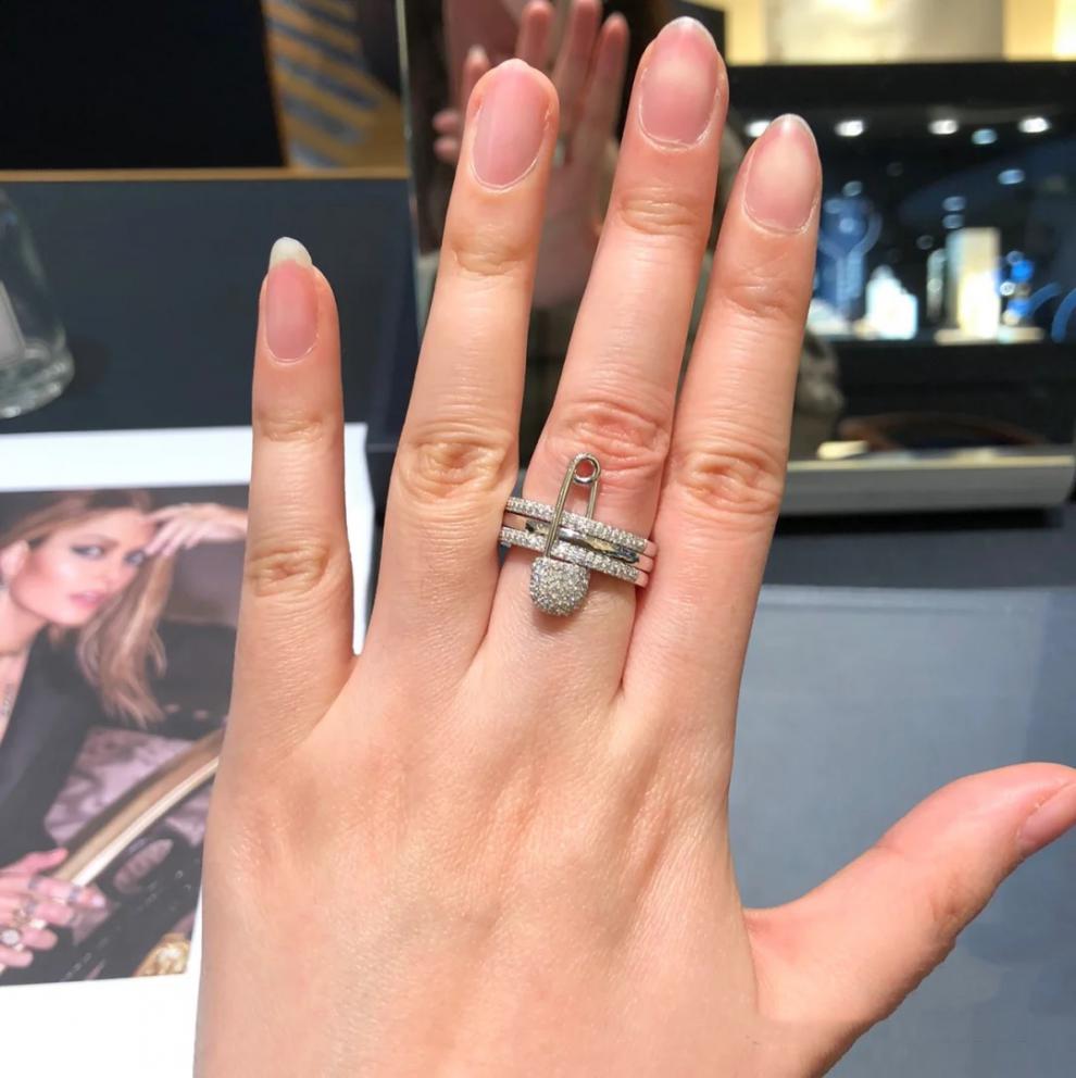 彩虹六芒星项链女珍珠母贝手链百搭轻奢银锁骨链送女友 粉色星球项链