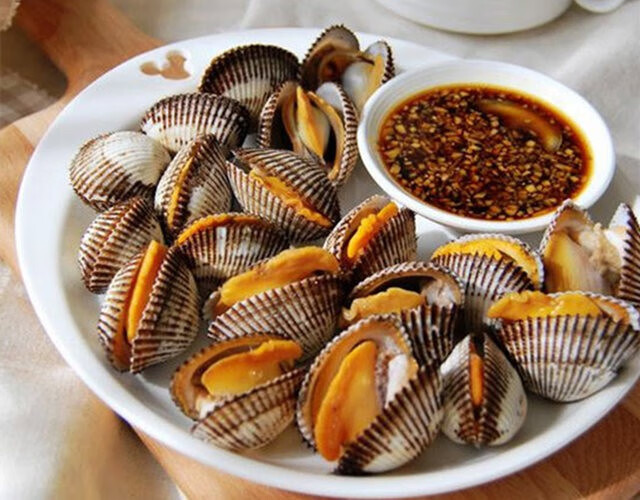 野生毛蛤鲜活蛤蜊 赤贝蛤蜊水产海鲜毛蚶血蛤 一斤(不)