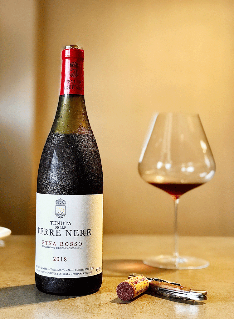 tenutadelleterrenereetna火山黑土酒庄西西里岛干红葡萄酒单瓶