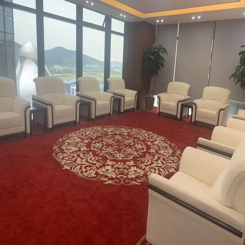 贵宾室地毯商务会议室贵宾接待室会客厅地毯大面积满铺定制腈纶酒店