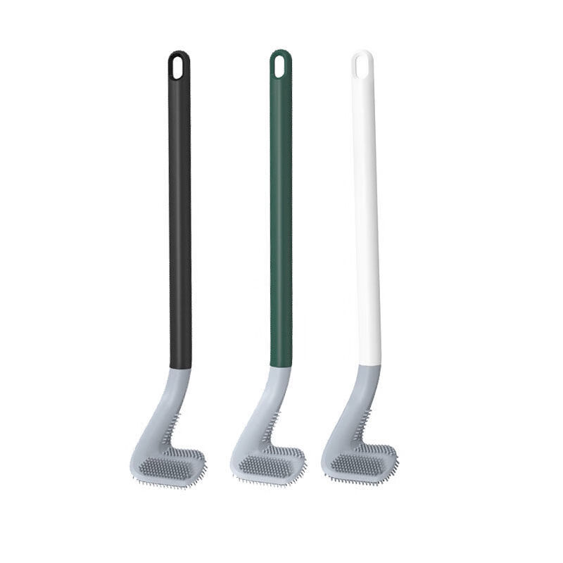 诺蓓力马桶刷高尔夫硅胶家用无死角洗厕所神器刷子挂墙式卫生间清洁刷