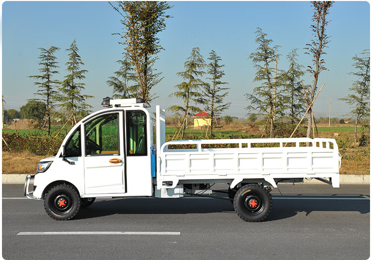 拉貨大車廂電動四輪車家用農用三輪車貨車載重王拉貨車小卡車 至尊款