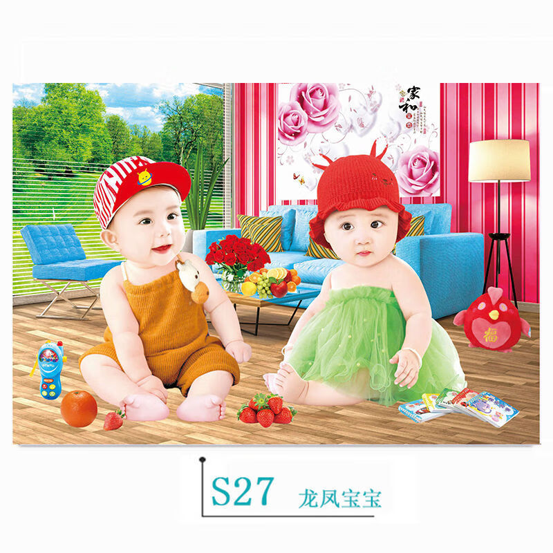 可狄宝宝海报照片可爱漂亮孕妇胎教大图片墙贴画报婴儿萌娃娃图片s1