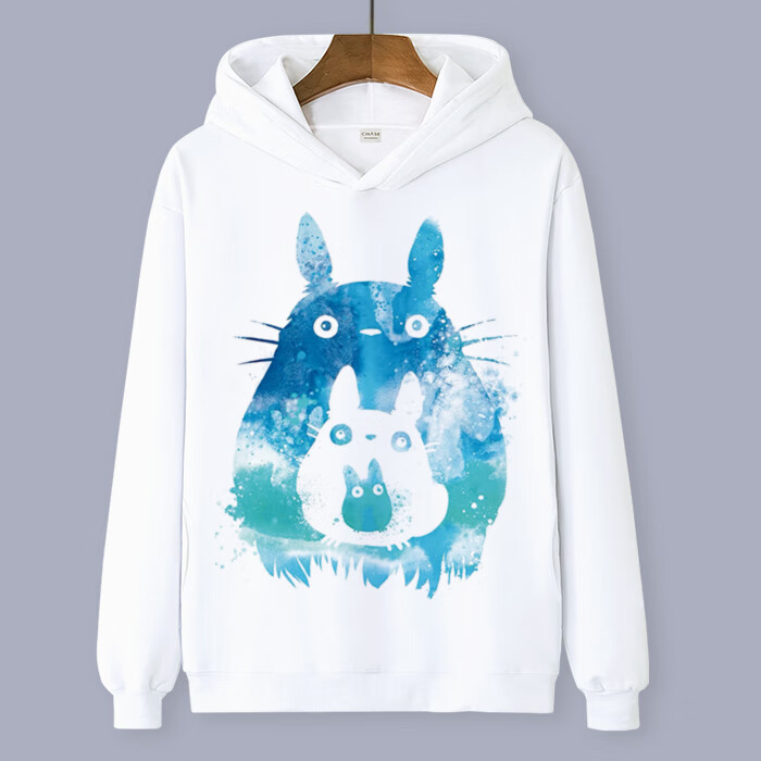 龙猫卫衣宫崎骏动漫周边二次元长袖衣服秋冬男女学生连帽外套加绒2020