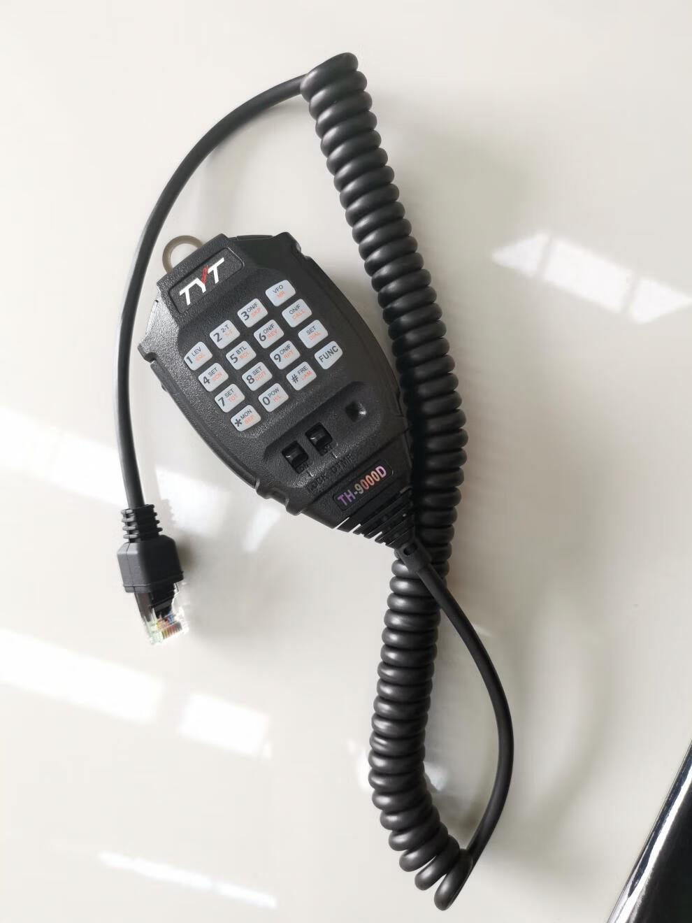 原装特易通车载台话筒tytth9000d车载对讲机手咪电台手柄喊话器
