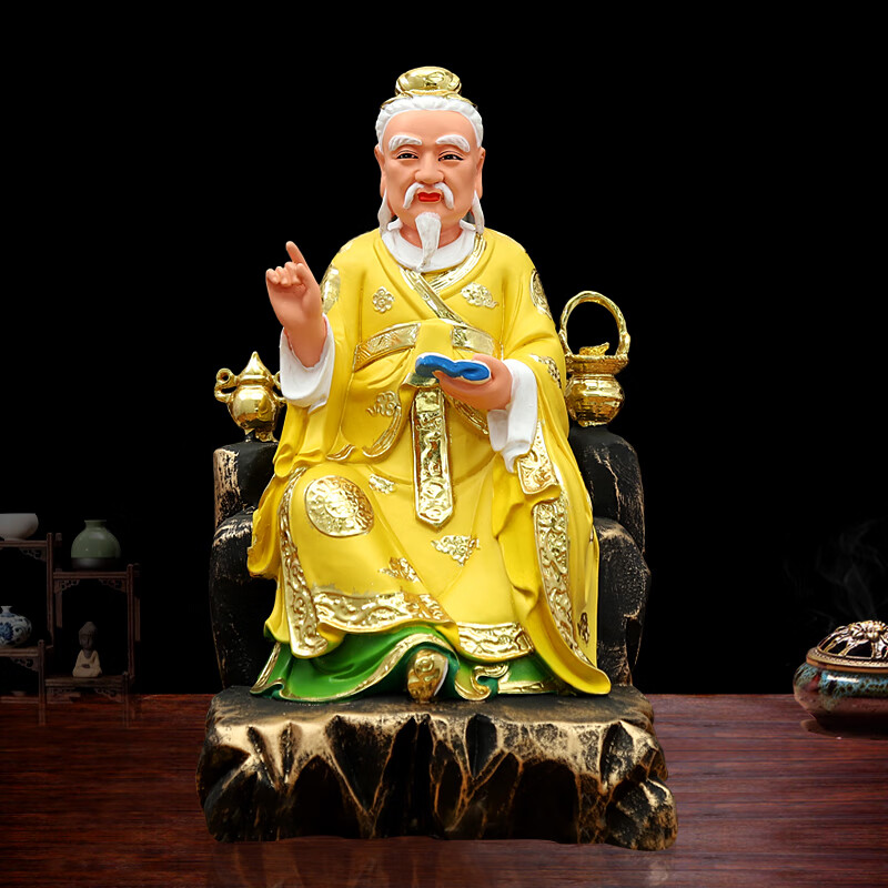 药王神像居家保平安摆件16寸站像华陀药王菩萨佛像医圣神医孙思邈 16