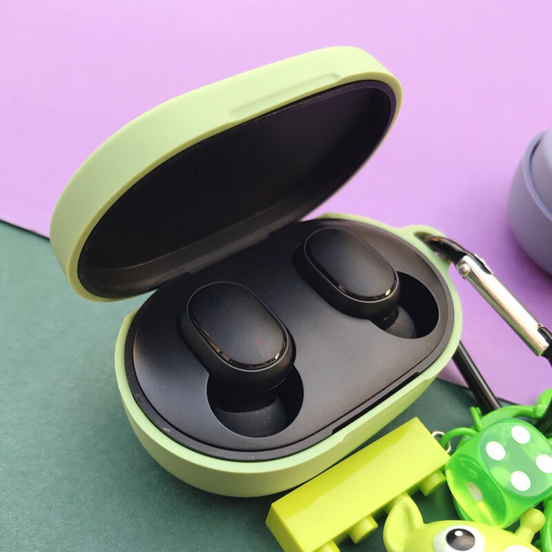 bsn 红米airdots无线蓝牙耳机保护套小米青春版硅胶防摔redmi卡通软壳