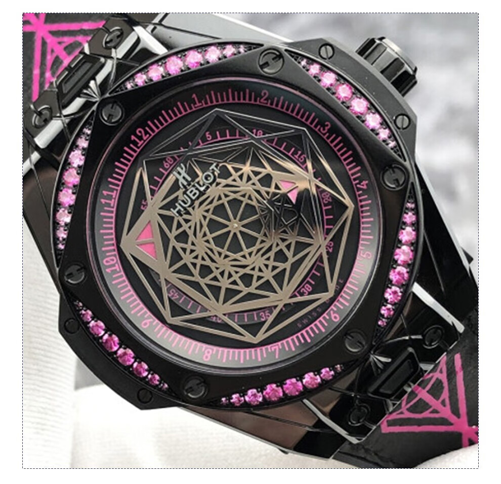 【二手95新】宇舶 刺青大爆炸系列女士自动机械手表465.