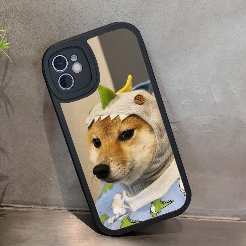 max苹果11手机壳xr/xsmax可爱防摔iphon富德 狗头 白壳 847 iphone 6s
