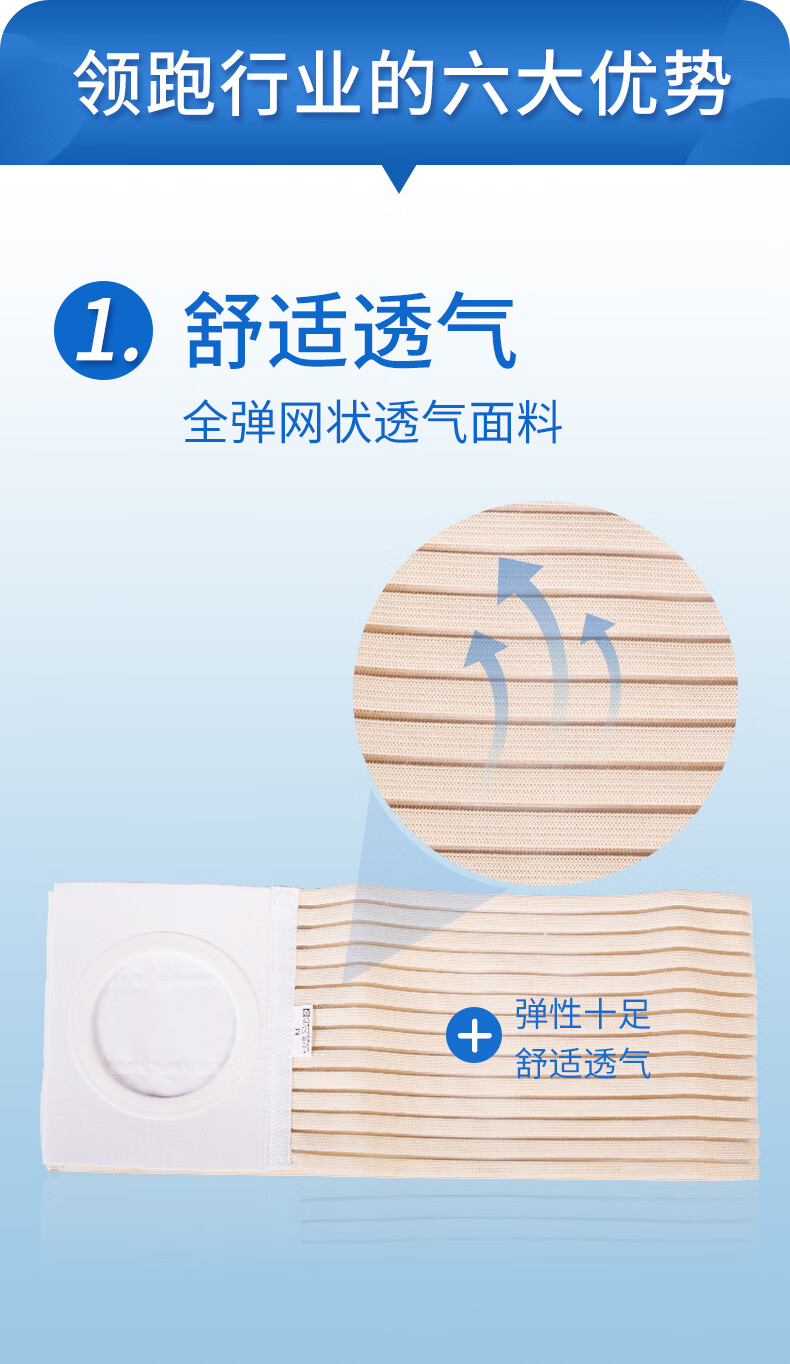 造口腹带加宽腰带造瘘口腹带防疝气医用思泰利造口袋腹带固定固定式
