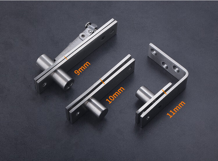 隐形门轴天地转轴铰链隐形门天地合页重型上下暗藏合页 304一字天地轴