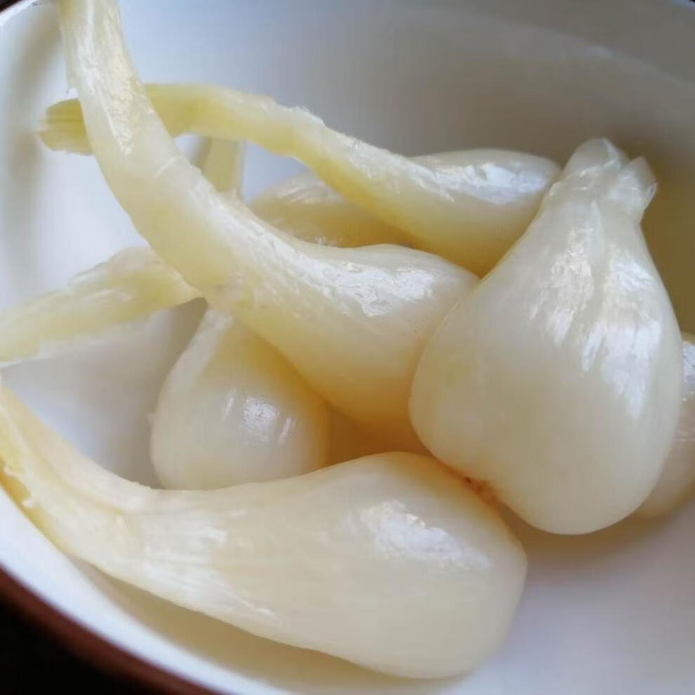 广西酸荞头藠头无叶茭头蔬菜藠头农家腌制泡菜荞头下饭菜小吃2500克酸