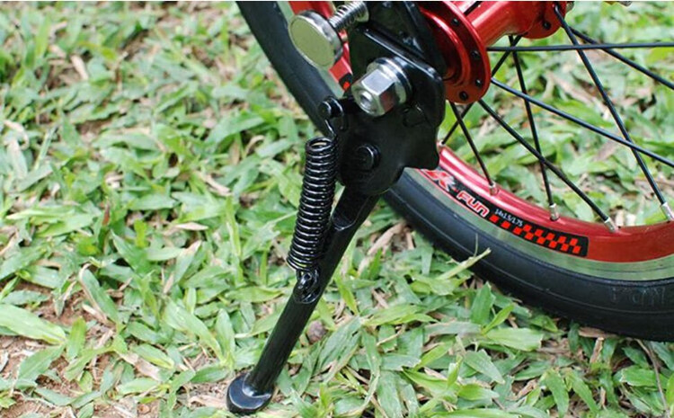 永久旗舰同款儿童自行车支架脚撑通用16寸单支撑14寸脚踢停车架边支撑