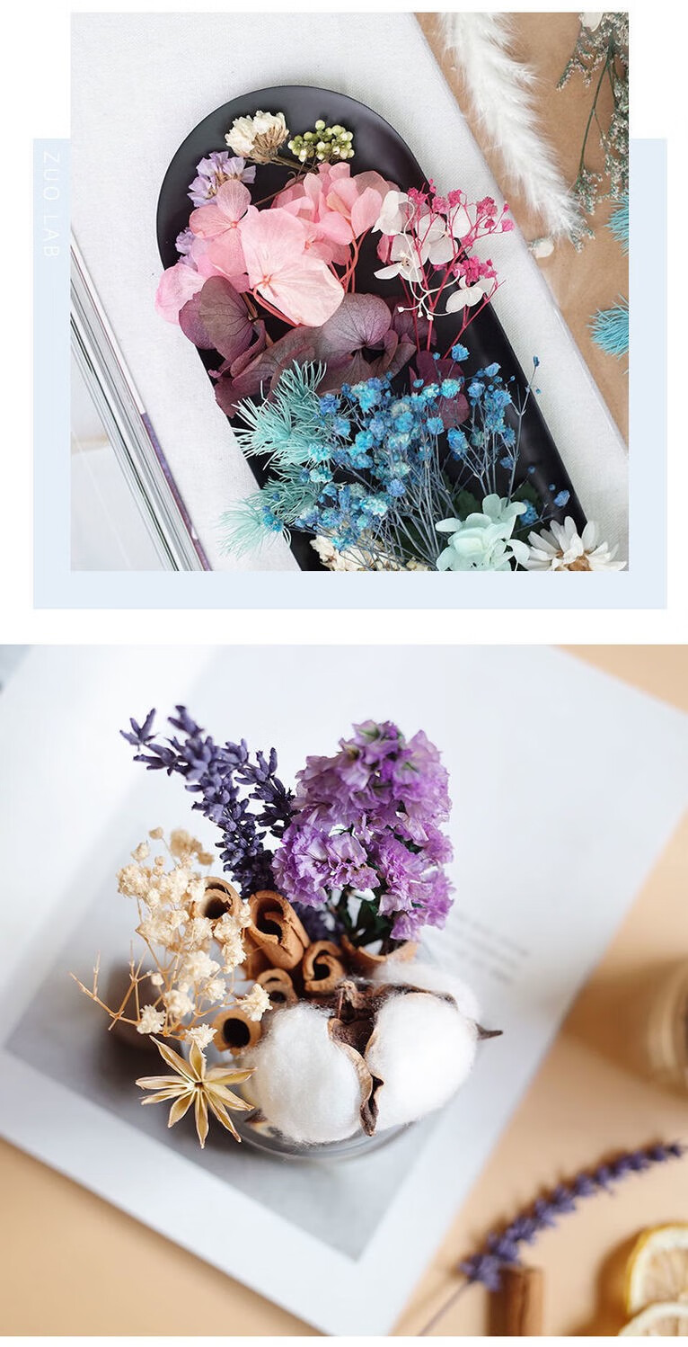 小米mi生态米家同款永生花干花真花diy混装干花盒混合手工花材包干花