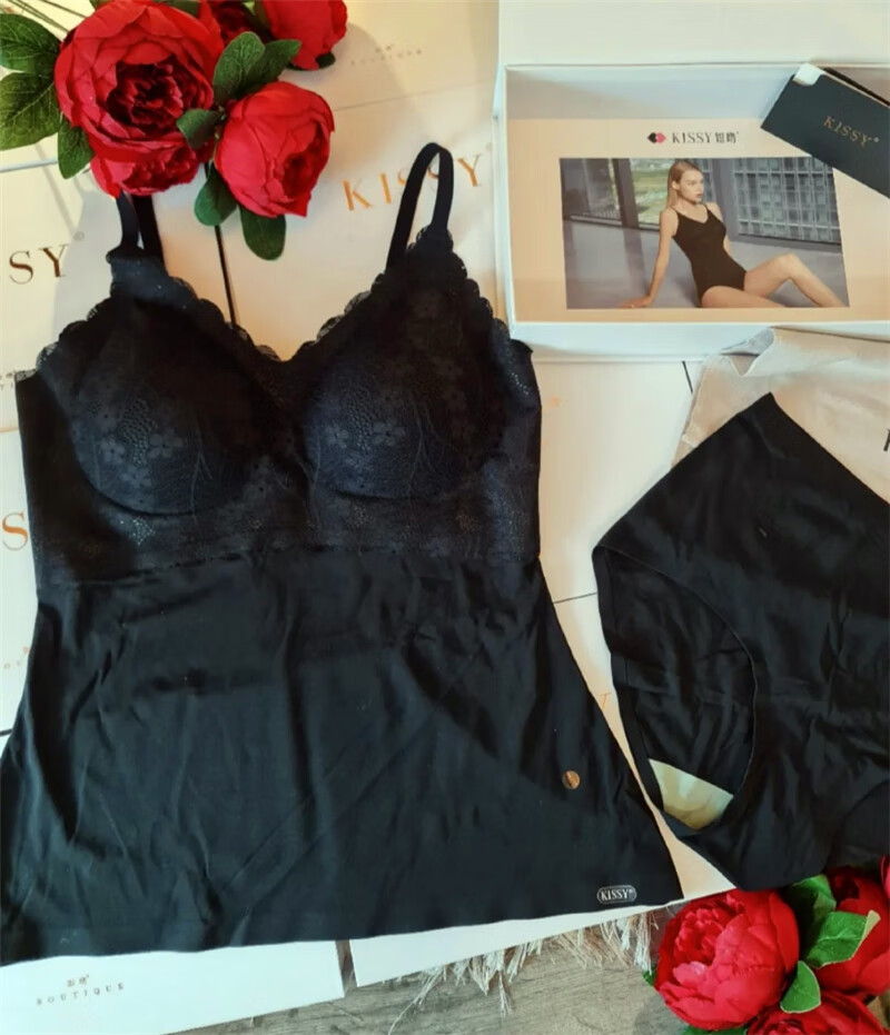 kissy内衣旗舰店官方旗舰专柜正品如吻女吊带铂金款氧心红色文胸 吊带