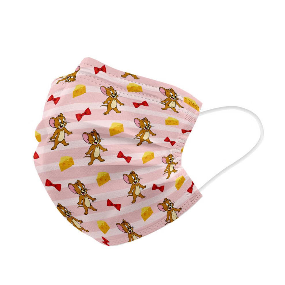 tlxt2022款 墩墩口罩 儿童猫和老鼠 独立包装口罩新款一次个性三层