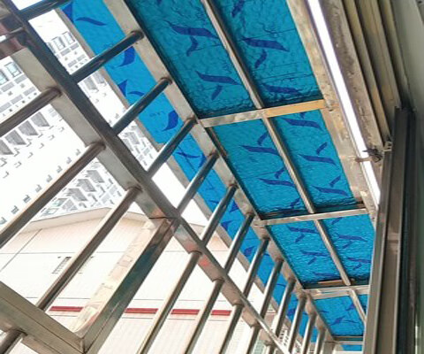 鎏月 雨棚隔音棉室外铁皮彩钢屋顶消音棉垫防空调水雨水滴降噪音垫