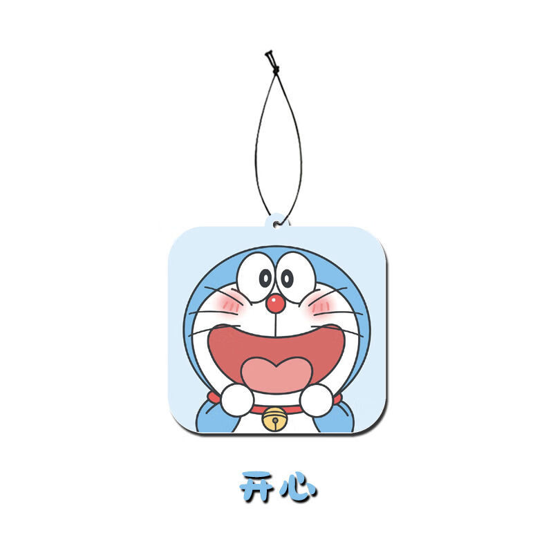 车载香薰片汽车香水哆啦a梦汽车精油香片挂件车用香水车载香薰挂饰