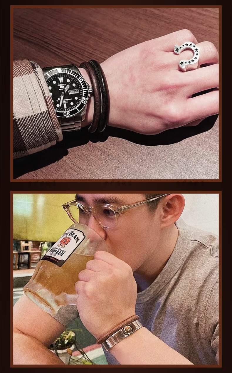 2022新款现货muse goros一生之环手环皮手环高桥吾郎情侣首饰皮手镯