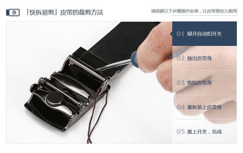 【商城同款】【礼盒】金利来男士皮带头层牛皮磨砂自动扣正装腰带精致