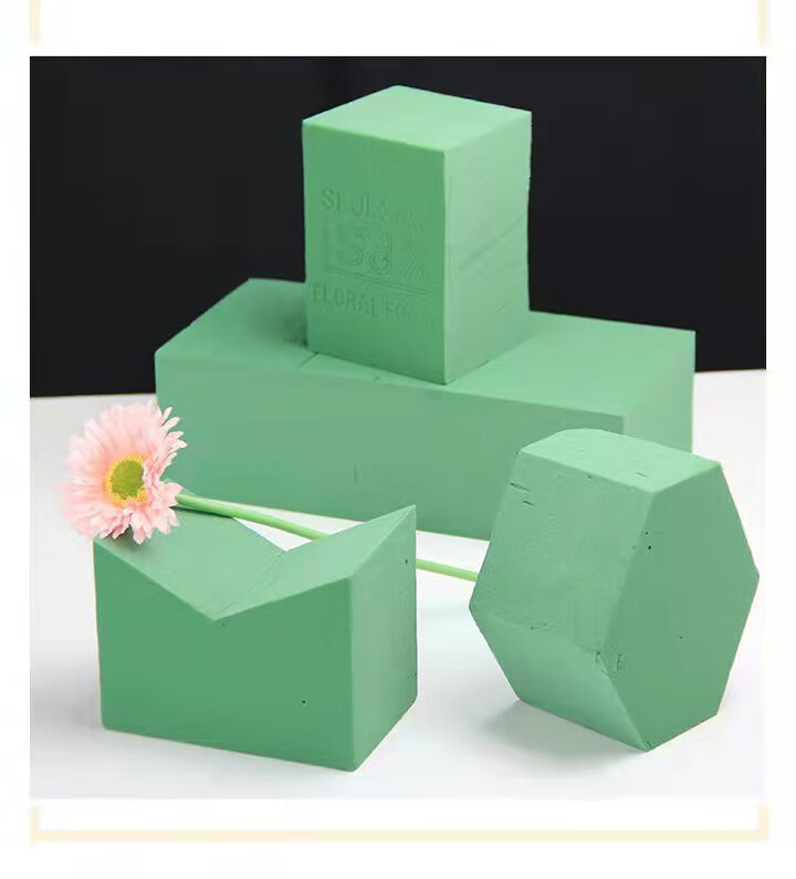 花泥块鲜花泥干泥大块插花花泥块砖湿包花材料包装花束花篮花艺吸水