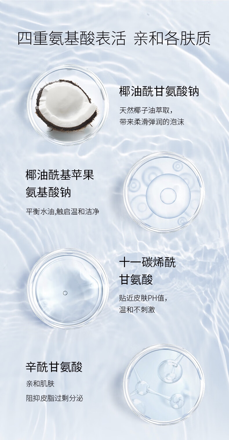 Elta MD安妍科泡沫洁面乳洗面奶清洁毛孔补水控油深层男女适用敏感肌适用 【温和不刺激】氨基酸洁面207ml  1