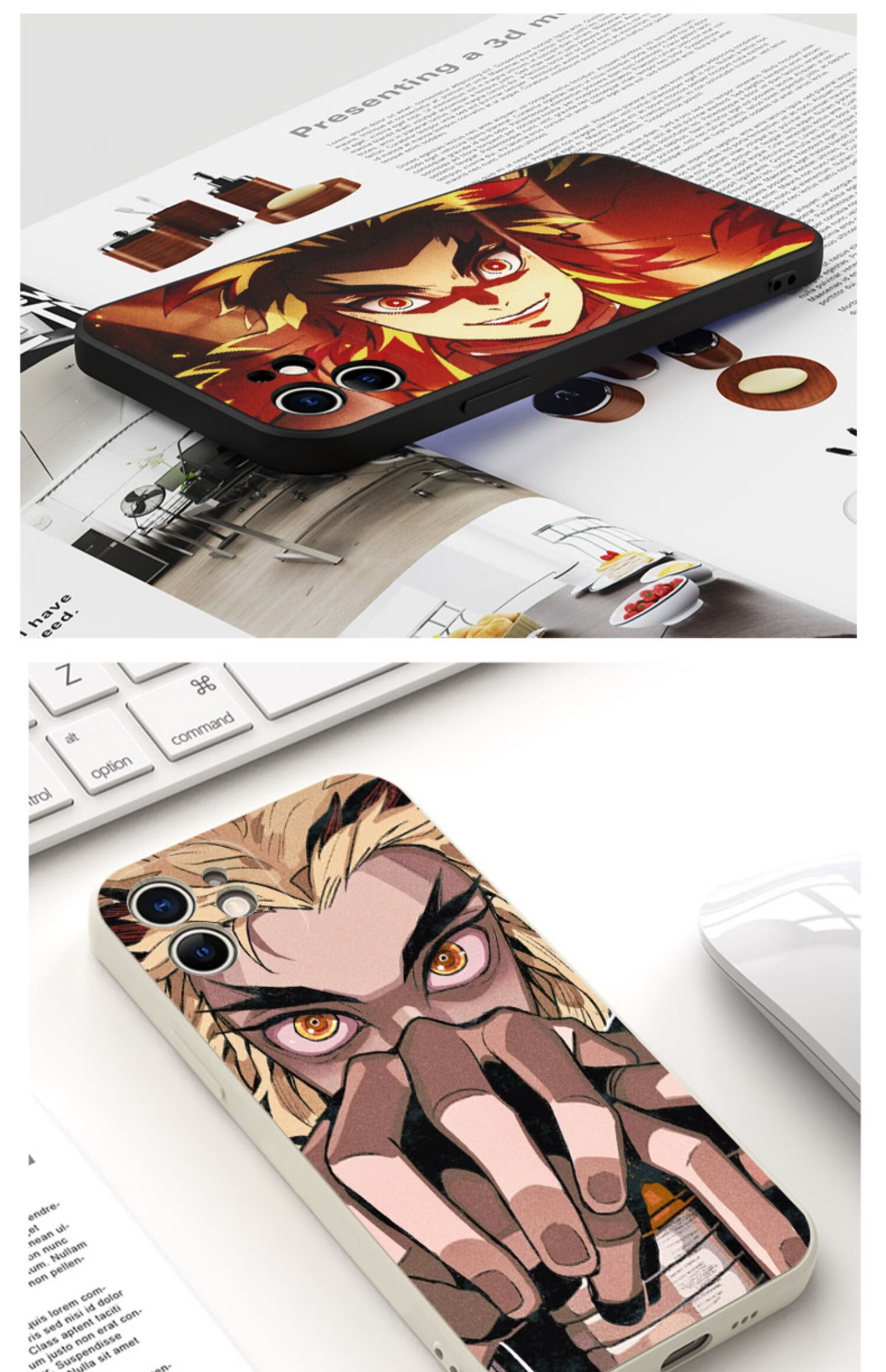 炼狱杏寿郎手机壳iphone13华为p40pro苹果12朗oppo11鬼灭之刃vivo周边