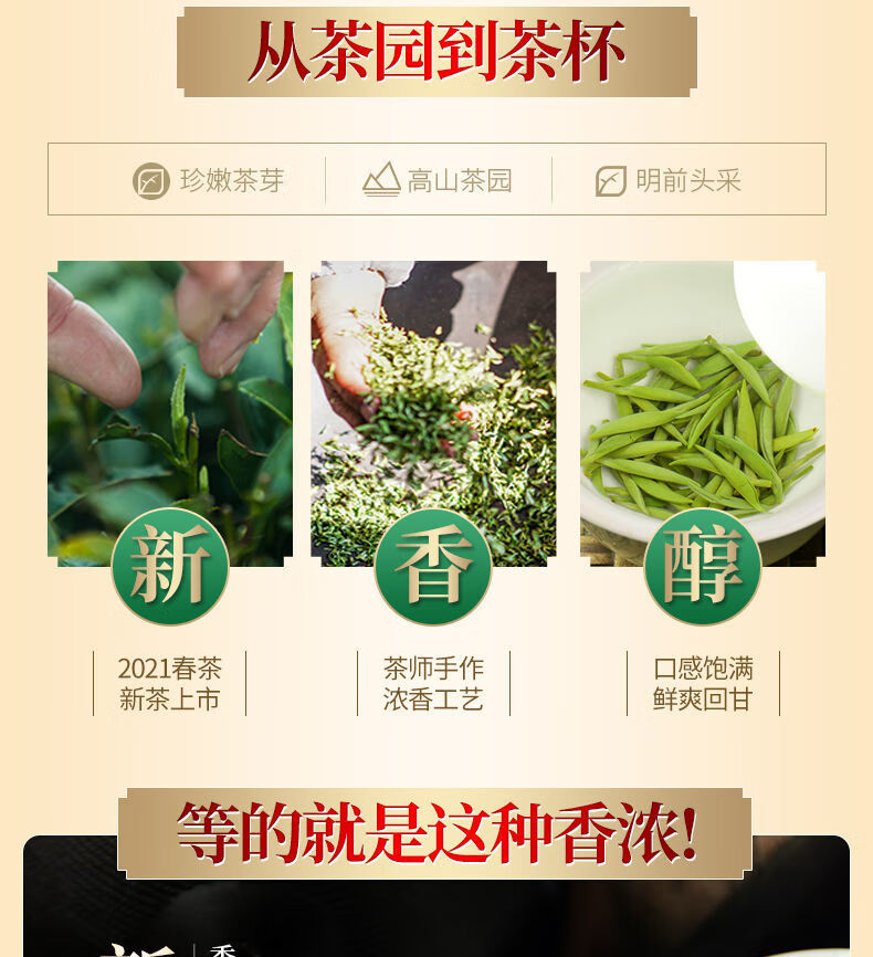 正宗信阳原产毛尖2022新茶特级aa绿茶明前嫩芽毛尖茶散装茶叶500g500g