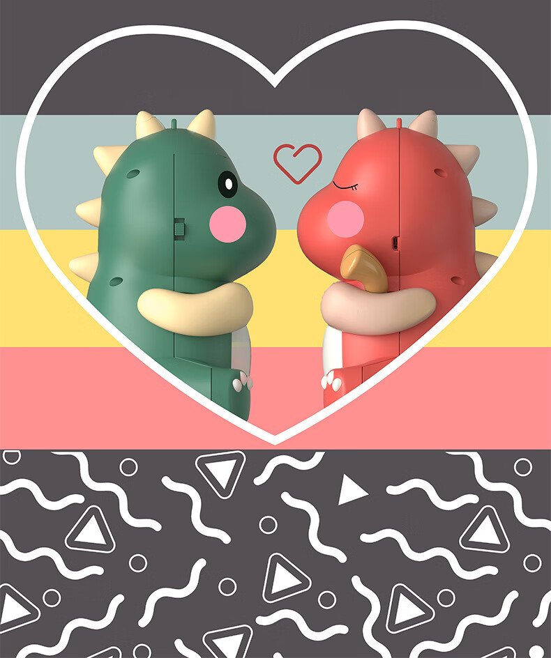 抖音恐龙泡泡机玩具全自动吹泡泡烟雾喷雾加湿跨境玩具 小粉龙-烟雾款